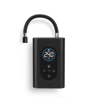 Q58 台灣品牌 第三代 電動打氣機 充氣機 胎壓偵測 車用 籃球, 1個, Q58 電動打氣機+送二合一充氣嘴, 黑