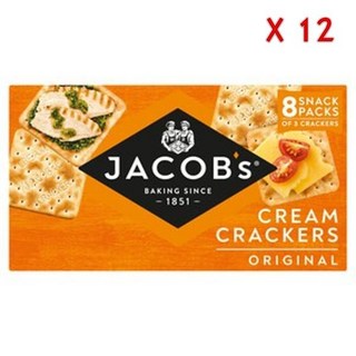 제이콥스 크림 크래커 멀티팩 팩, 12개, 185g