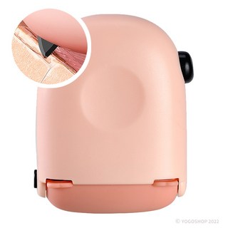 YOGOSHOP滾輪保密印章 亂碼印章 個資保護 隱私保護 資料保護, 粉紅 (升級款 | 有開箱刀片),一個入, Black