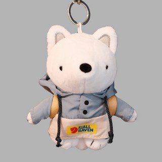 Fjallraven 北極狐 Mr. Foxy 小狐狸玩偶鑰匙圈 限量版 可愛造型 柔軟材質, 1個