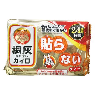 日本小白兔暖暖包手握式24H暖暖包10片入/包 日本進口, 1個