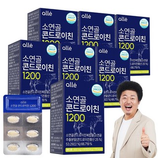 알레 소연골 콘드로이친 1200 식약처 인증 HACCP, 7박스, 60정