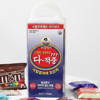 수능 선물 과자 세트 공무원 자격증 고3 시험 응원 간식, 다적중, 1개