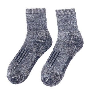 【極雪行者】美麗諾羊毛襪三入組，44%羊毛混紡，加厚襪底，抑臭保暖中筒襪SW-1024D