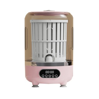 迷你內衣褲洗衣機，小型家用洗衣機，節能省電，呵護貼身衣物，方便快捷, 【櫻花粉】3L大容量+藍光照射+3種模式, A37