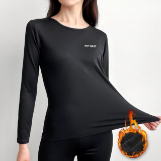 디어스킨 여성용 기모 보온 내의 상하의 세트