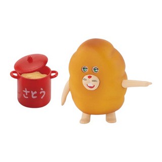 M.M小舖 Kenelephant 轉蛋 扭蛋 麵包小偷造型公仔 P3 麵包 小偷 吐司 全4款 現貨再販 C款 指向左方&紅罐砂糖, 1個, C款/指向左方&紅罐砂糖