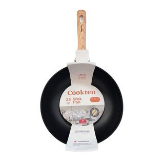 쿡텐 스탠다드 우든 궁중팬 IH 겸용, 1개, 28cm