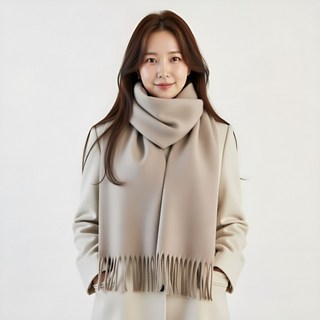 히스온 부드러운 캐시미어 라이크 머플러 여성 목도리 선물