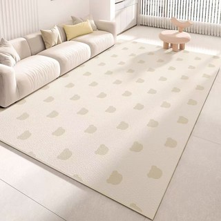 FONOW 강아지매트 방수 미끄럼 방지 애견 매트 5mm 두께의 강아지 가정용 매트, C-회색곰, 1개