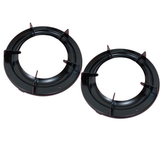 圓型瓦斯爐架 高級圓形爐架 二入一組 (傳統爐架), 1個, 黑色