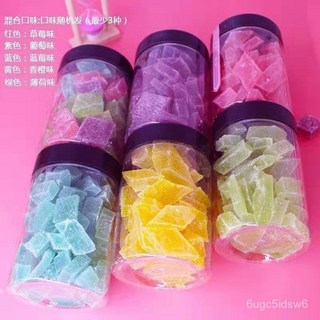 網紅琥珀糖 韓國吃播聲控水晶糖 鑽石水果味寶石糖 - 抖音零食, 1個, 75克琥珀糖盒裝,水蜜桃味