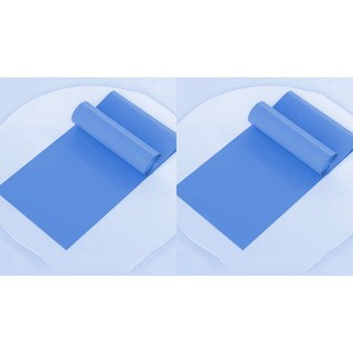 1+1 라텍스 요가 밴드 고탄력 스트레칭 요가 밴드 고부밴드 초급용 스포츠 스트레칭 밴드 2매입 LPC, 2개, 블루+블루