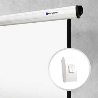 윤시네 전동스크린 80인치 100인치 120인치 노출형 자동 빔프로젝트 빔프로젝터 빔스크린, 03) 노출 자동스크린 유선스위치타입 120인치