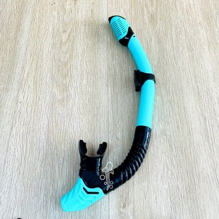 潛鯨 乾式呼吸管 浮潛全乾式呼吸管 不進水 浮潛神器 自由潛水 水肺, 新款-青蘋色