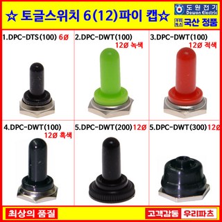 DPC-DTS DPC-DWT WPC-WJT 방진커버 스위치캡 토글스위치방진커버 토글스위치방수 방진캡 6파이토글스위치, 1. DPC-DTS(100), 1개