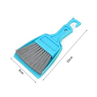 日式迷你桌面清潔掃把簸箕套裝 小孩兒童課桌面辦公桌清潔刷, 1個, 【舊款小號】一套畚斗組【笤帚+畚斗】