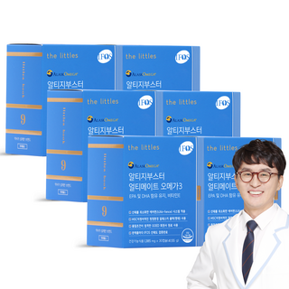 더리틀스 알티지부스터 얼티메이트 EPA DHA 알티지 오메가3 rTG 30캡슐 6박스, 30정, 6개