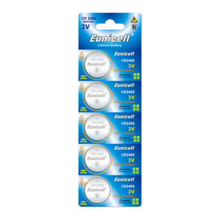 굿앤굿스 CR2450 유니셀 Eunicell 코인 건전지 현대 기아 BMW 스마트키, 1개, 5개입