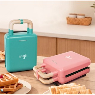 Giaretti 珈樂堤 熱壓三明治機/鬆餅機 GT-SW01-P/B 粉色系，輕鬆製作美味點心, GT-SW01