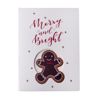 聖誕節卡片 聖誕卡片 聖誕賀卡 信封賀卡 三折賀卡 耶誕卡片 耶誕賀卡 祝福卡 聖誕卡 耶誕卡, 薑餅人