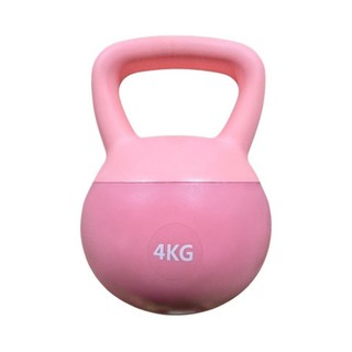 磨砂壺鈴 2-12公斤, 1個, 粉色, 4kg