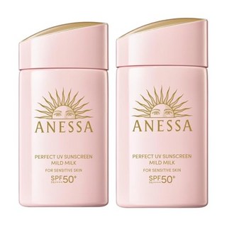ANESSA UV NA 아네사 퍼펙트 마일드 밀크 2개 세트 60ml×2개 자외선 대책 선탠