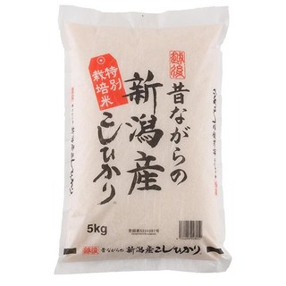 Echigo 에치고 일본 니가타산 고시히카리 쌀 백미, 1개, 5kg