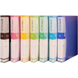 현풍화일 PP칼라 A4 60매 3공링 바인더화일, 블루, 3개