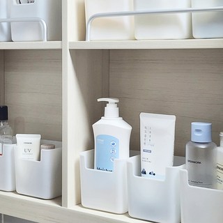 한누네 국내생산 욕실 화장실 정리함, 10개, 화이트