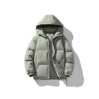 防風防水保暖大尺碼鋪棉連帽外套-男女款情侶款