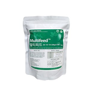 모두다 4종 복합비료 수용성 관주 양액 엽면시비 하이파 멀티피드(30_10_10)(1kg), 1개, 1kg