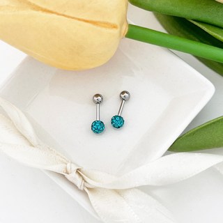 미다미 [2P] 5mm 점토볼 8mm바 피어싱세트