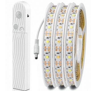 붙이는 모션센서 침대 간접 조명 LED 라인 줄조명, 1m, 1개