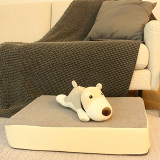 8DECO 강아지 침대 계단 (스펀지 포함) 가디언, 가디언 라이트그레이, 1개