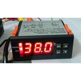 AC110V/220V轉DC12V 30A繼電器輸出數位溫度控制器，冷熱雙向控制含插座，技術商品下單前請詢問, 1個, AC110V~220V