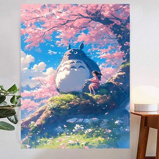 일본 애니메이션 이웃집 토토로 패브릭포스터 벽장식 인테리어, 19