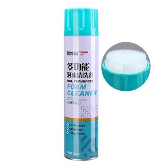 途維 TUWEI SEN 多功能泡沫清潔劑 車家兩用 650ML 免水洗深層清潔, 1個, 650ML/一罐