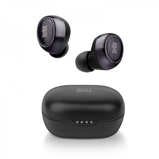 브리츠 Storm TWS7 5.1 블루투스 이어폰, 581013(이어폰) YJ701435(배터리 케이스), 블랙