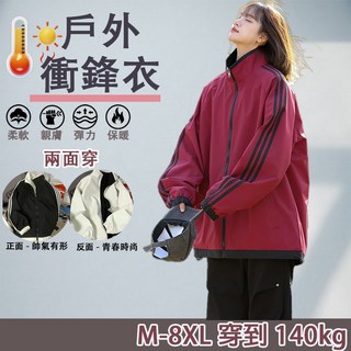 春秋外套 雙面兩穿 衝鋒衣外套 防風防潑水外套 衝鋒衣 風衣外套 薄外套 情侶外套 衝鋒衣外套女 大碼外套