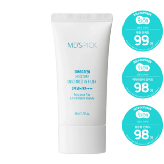 엠디스픽 무향자차 수분 선크림, 50ml, 1개