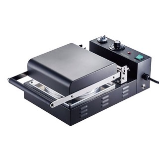 【TIAMO】商用美式單圓鬆餅機 220V, HG7297BK 星空黑/ 鐵氟龍版