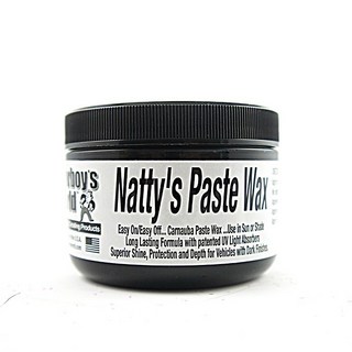 美國 Poorboys Natty's Black Paste Wax 8 oz.(窮小子極黑棕櫚蠟) 好蠟, 1個