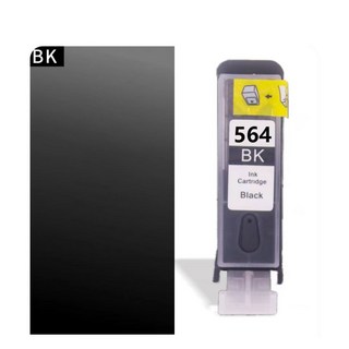 HP 564XL 適用於 HP 3520 4610 5510 5520 可填充墨水匣 - 黑色 BK 100ml, 564XL黑色（可填充）, 1個