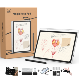 공식 충청점 XPPEN 엑스피펜 매직 노트 패드 90Hz 16K 압력레벨 안드로이드 타블렛, MNP1095