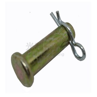 止銷 肖子 帶帽插銷 插肖 附R肖 中耕機 噴土機 耕刀固定器 離合器踏板, 5x20mm