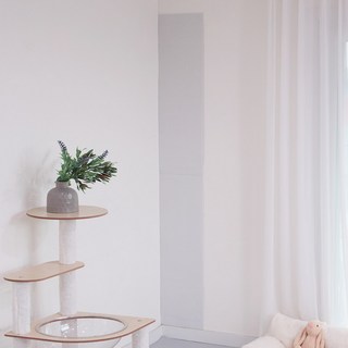 딩동펫 고양이 프로텍션 잘라쓰는 부착식 스크래쳐, 화이트, 2개