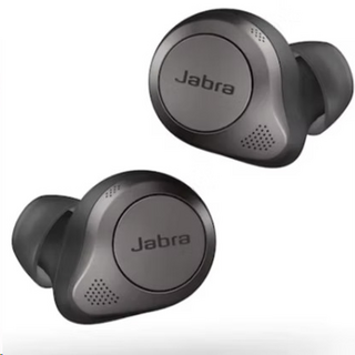 Jabra無線藍牙耳機，卓越音質，舒適佩戴，內建麥克風，輕巧便攜, 黑色, Elite 85T