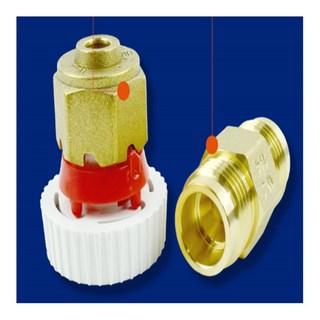 몽키 황동 배관연결용 소켓 배관공사, 1/4(6.35) 적