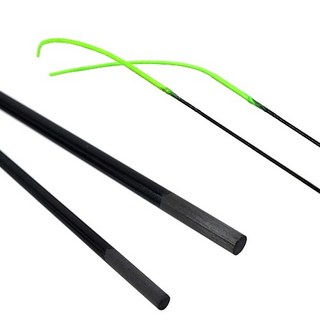 JL 빳빳한 국산 카본 통초릿대 (민물낚싯대), 블랙/형광